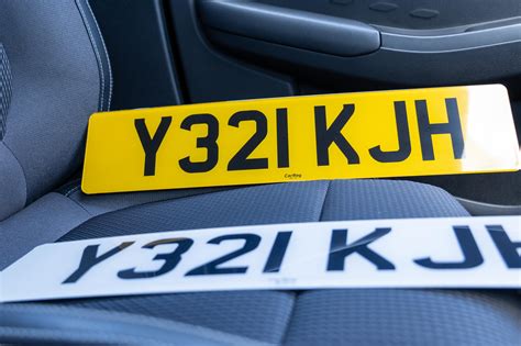 what are number plates UK